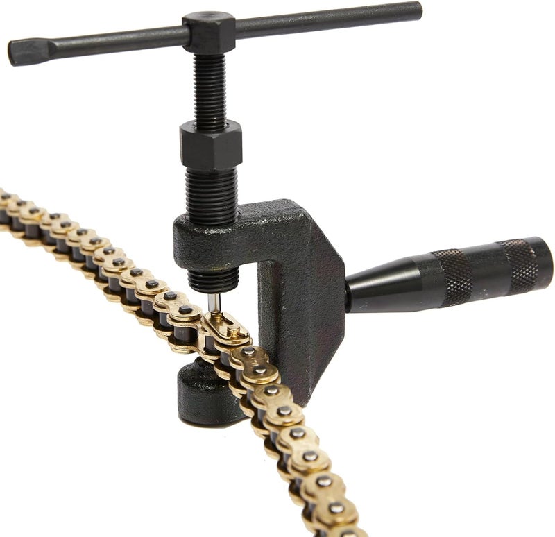 HILAKE 420H Motorcycle Chain 132 Links Non O-Ring with Connecting Master Link and Chain Breaker Heavy Duty Drive Chain for Motorcycle Bicycle Go Kart Mini Trail Bike - Image 5